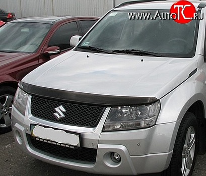 2 879 р. Дефлектор капота NovLine Suzuki Grand Vitara JT 3 двери дорестайлинг (2005-2008)  с доставкой в г. Новочеркасск