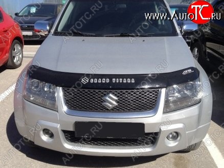 999 р. Дефлектор капота Russtal Suzuki Grand Vitara JT 3 двери дорестайлинг (2005-2008)  с доставкой в г. Новочеркасск