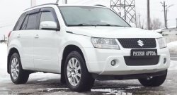 859 р. Зимняя заглушка решетки переднего бампера РА  Suzuki Grand Vitara ( JT 3 двери,  JT 5 дверей) (2008-2012) 1-ый рестайлинг, 1-ый рестайлинг  с доставкой в г. Новочеркасск. Увеличить фотографию 3