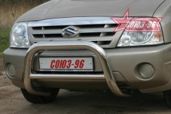 Защита переднего бампера Souz-96 (d76) Suzuki Grand Vitara 3TD62, TL52 5 дверей (1997-2005)