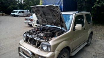 1 241 р. Упоры капота Атланта Инжиниринг Suzuki Jimny JB23/JB43 дорестайлинг (1998-2001)  с доставкой в г. Новочеркасск. Увеличить фотографию 1