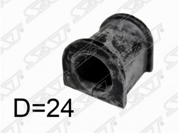 Втулка переднего стабилизатора SAT (D=24) Suzuki (Сузуки) Jimny (Жимни)  JB23/JB43 (1998-2018) JB23/JB43 дорестайлинг, 1-ый рестайлинг, 2-ой рестайлинг