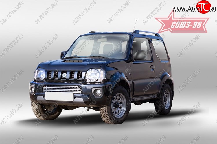 4 949 р. Декоративный элемент воздухозаборника Souz-96 (d16)  Suzuki Jimny  JB23/JB43 (2012-2018) 2-ой рестайлинг  с доставкой в г. Новочеркасск