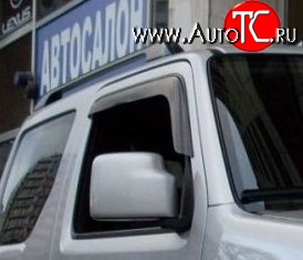 999 р. Комплект дефлекторов окон (ветровиков) 2 шт. 3d Russtal Suzuki Jimny JB23/JB43 дорестайлинг (1998-2001)  с доставкой в г. Новочеркасск