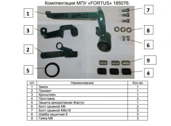 11 749 р. Замок КПП FORTUS АТ Suzuki Vitara LY дорестайлинг (2015-2019)  с доставкой в г. Новочеркасск. Увеличить фотографию 3