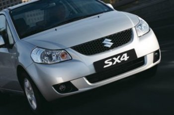 Передний бампер TYG Suzuki SX4 GYC21S дорестайлинг седан (2006-2012)