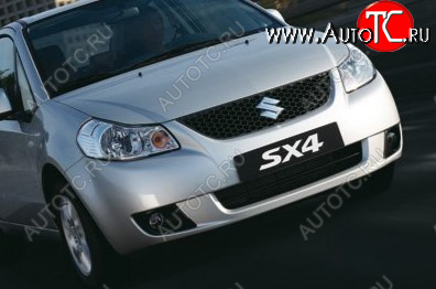 35 999 р. Передний бампер TYG Suzuki SX4 GYC21S дорестайлинг седан (2006-2012) (Неокрашенный)  с доставкой в г. Новочеркасск