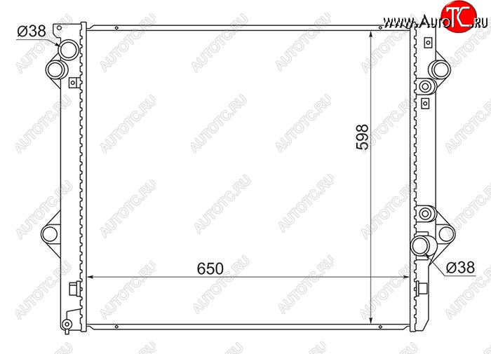 8 399 р. Радиатор двигателя SAT  Toyota 4Runner  N210 - Land Cruiser Prado  J120  с доставкой в г. Новочеркасск