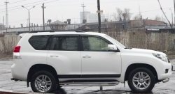 4 699 р. Молдинги RA Toyota Land Cruiser Prado J150 1-ый рестайлинг (2013-2017) (Поверхность глянец (под окраску), Неокрашенные)  с доставкой в г. Новочеркасск. Увеличить фотографию 2