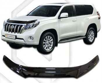 Дефлектор капота CA-Plastiс Toyota Land Cruiser Prado J150 1-ый рестайлинг (2013-2017)