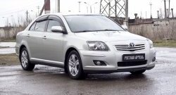 549 р. Реснички на фары RA Toyota Avensis T250 седан дорестайлинг (2003-2006) (Неокрашенные)  с доставкой в г. Новочеркасск. Увеличить фотографию 5