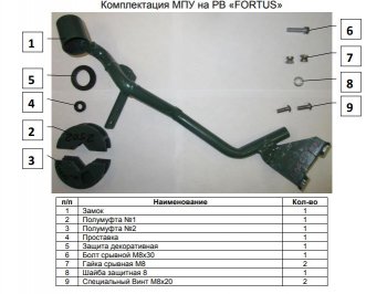 12 699 р. Замок рулевого вала FORTUS (бесштыревой)  Toyota C-HR  NGX10, ZGX10 (2019-2024) рестайлинг  с доставкой в г. Новочеркасск. Увеличить фотографию 3