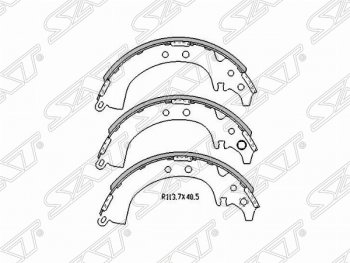 Колодки тормозные задние SAT Toyota Platz (1999-2002)