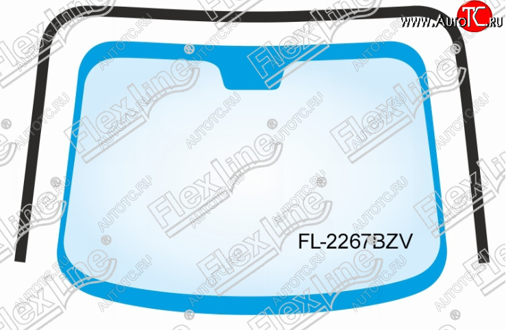 2 299 р. Молдинг лобового стекла FlexLine Toyota Camry XV30 дорестайлинг (2001-2004)  с доставкой в г. Новочеркасск