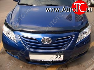 2 799 р. Дефлектор капота SIM Toyota Camry XV40 рестайлинг (2009-2011)  с доставкой в г. Новочеркасск