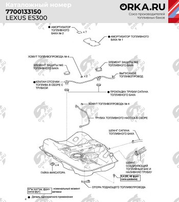 20 799 р. Бак топливный BAKPLAST (50 л., пластиковый) Toyota Camry XV40 рестайлинг (2009-2011)  с доставкой в г. Новочеркасск. Увеличить фотографию 5