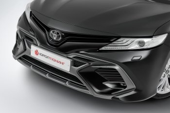 17 999 р. Накладка в центральный воздухозаборник переднего бампера Harius  Toyota Camry  XV70 (2017-2021) дорестайлинг (Неокрашенная)  с доставкой в г. Новочеркасск. Увеличить фотографию 7