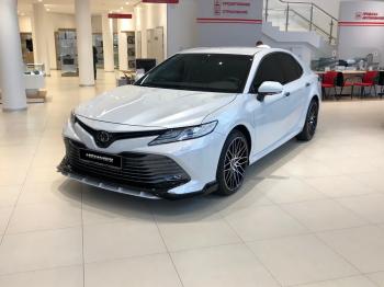 16 899 р. Накладка переднего бампера HEMMES Toyota Camry XV70 дорестайлинг (2017-2021)  с доставкой в г. Новочеркасск. Увеличить фотографию 3