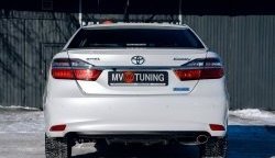 4 649 р. Козырёк на заднее стекло Tuning-Sport Toyota Camry XV55 1-ый рестайлинг (2014-2017) (Неокрашенный)  с доставкой в г. Новочеркасск. Увеличить фотографию 4