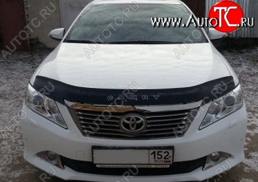 999 р. Дефлектор капота Russtal Toyota Camry XV50 дорестайлинг (2011-2014)  с доставкой в г. Новочеркасск