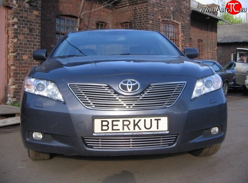 5 199 р. Декоративная вставка воздухозаборника Berkut Toyota Camry XV40 рестайлинг (2009-2011)  с доставкой в г. Новочеркасск