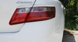 1 239 р. Реснички на фонари (рестайлинг) RA  Toyota Camry  XV40 (2009-2011) рестайлинг (Неокрашенные)  с доставкой в г. Новочеркасск. Увеличить фотографию 3