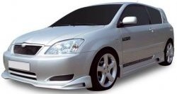 6 749 р. Накладка на передний бампер CT  Toyota Corolla  E120 (2000-2004) седан дорестайлинг, универсал дорестайлинг, хэтчбек 5 дв. дорестайлинг (Неокрашенная)  с доставкой в г. Новочеркасск. Увеличить фотографию 1