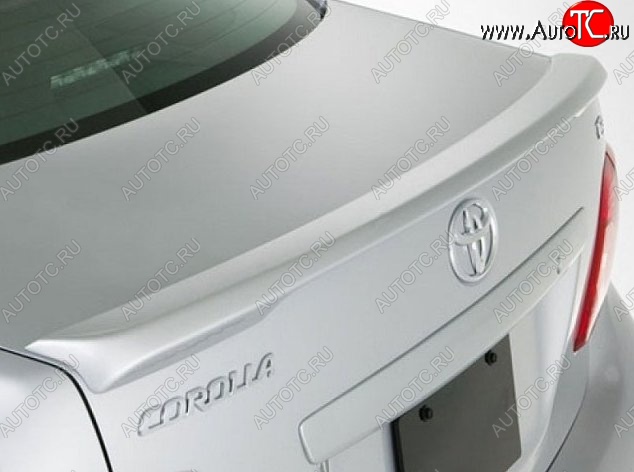 4 899 р. Спойлер CT  Toyota Corolla  E150 (2006-2010) седан дорестайлинг (Неокрашенный)  с доставкой в г. Новочеркасск