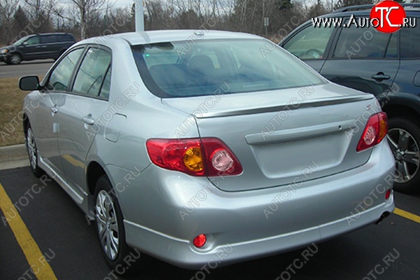 3 849 р. Лип спойлер TOP WING Toyota Corolla E150 седан дорестайлинг (2006-2010) (Неокрашенный)  с доставкой в г. Новочеркасск