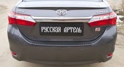 939 р. Защитная накладка на задний бампер RA Toyota Corolla E180 дорестайлинг (2013-2016)  с доставкой в г. Новочеркасск. Увеличить фотографию 3