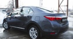 839 р. Реснички на фонари RA Toyota Corolla E180 дорестайлинг (2013-2016) (Неокрашенные)  с доставкой в г. Новочеркасск. Увеличить фотографию 3