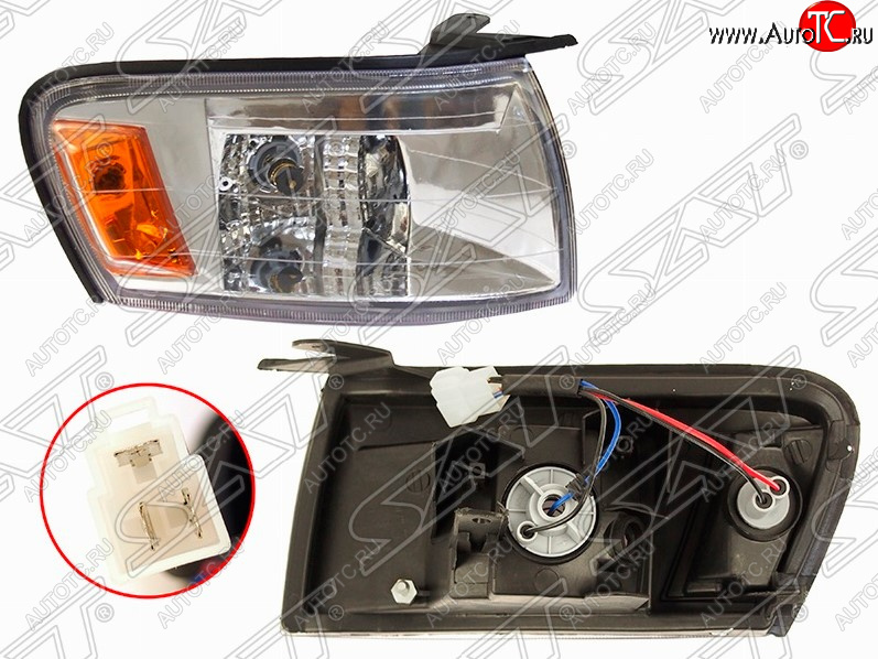 1 259 р. Передняя габарит SAT (хрусталь, правый)  Toyota Cresta  X90 (1992-1996)  с доставкой в г. Новочеркасск