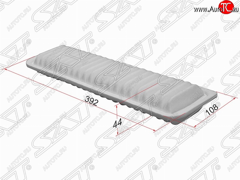 449 р. Фильтр воздушный двигателя SAT (392х108х44 mm)  Toyota Estima  AHR20,XR50 - Vellfire  с доставкой в г. Новочеркасск