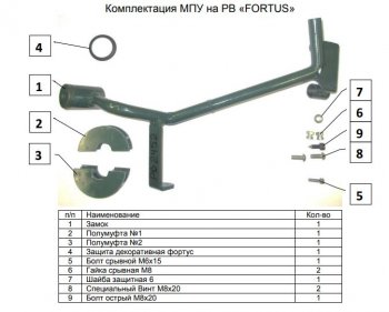 11 599 р. Замок рулевого вала FORTUS (бесштыревой) Toyota Hilux AN120 дорестайлинг (2016-2020)  с доставкой в г. Новочеркасск. Увеличить фотографию 3