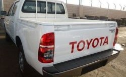 21 599 р. Накладка на задний бампер Vigo CT  Toyota Hilux  AN20,AN30 (2011-2016)  2-ой рестайлинг (Неокрашенная)  с доставкой в г. Новочеркасск. Увеличить фотографию 1