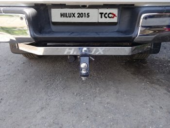 21 549 р. Фаркоп (тягово-сцепное устройство) Exclusive/Black Onyx TCC Toyota Hilux AN20,AN30  2-ой рестайлинг (2011-2016) (оцинкованный, шар Е )  с доставкой в г. Новочеркасск. Увеличить фотографию 1