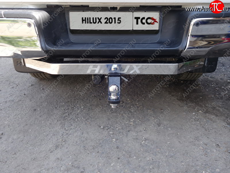 21 549 р. Фаркоп (тягово-сцепное устройство) Exclusive/Black Onyx TCC  Toyota Hilux ( AN20,AN30,  AN120) (2011-2020)  2-ой рестайлинг, дорестайлинг, 1-ый рестайлинг (оцинкованный, шар Е )  с доставкой в г. Новочеркасск