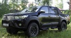 24 999 р. Расширитель арки RA (вылет 25 мм, комплект)  Toyota Hilux  AN120 (2016-2020) дорестайлинг (Поверхность шагрень)  с доставкой в г. Новочеркасск. Увеличить фотографию 5