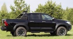 8 999 р. Молдинги дверей RA (комплект)  Toyota Hilux  AN120 (2016-2020) дорестайлинг (Поверхность глянец (под окраску), Неокрашенные)  с доставкой в г. Новочеркасск. Увеличить фотографию 5