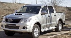 999 р. Зимняя заглушка решетки переднего бампера РА  Toyota Hilux  AN20,AN30 (2011-2016)  2-ой рестайлинг  с доставкой в г. Новочеркасск. Увеличить фотографию 3