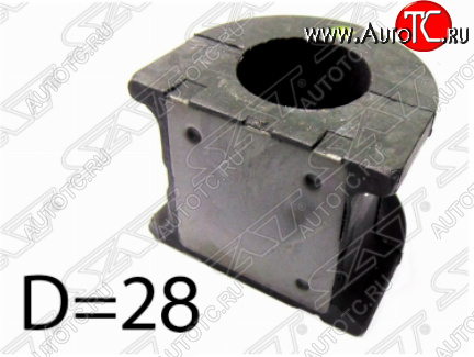 144 р. Втулка переднего стабилизатора SAT (D=28)  Toyota Ipsum  ACM20 (2001-2009) дорестайлинг, рестайлинг  с доставкой в г. Новочеркасск