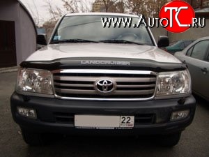 2 699 р. Дефлектор капота NovLine Toyota Land Cruiser 100 дорестайлинг (1998-2002)  с доставкой в г. Новочеркасск