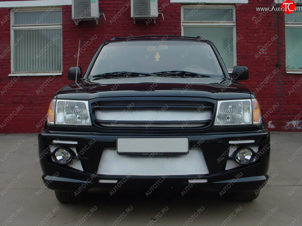 13 449 р. Передний бампер HUNTER Toyota Land Cruiser 100 дорестайлинг (1998-2002) (Неокрашенный)  с доставкой в г. Новочеркасск