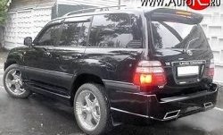 14 949 р. Пороги накладки Hunter Toyota Land Cruiser 100 дорестайлинг (1998-2002) (Неокрашенные)  с доставкой в г. Новочеркасск. Увеличить фотографию 2