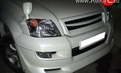 11 399 р. Решётка радиатора JAOS Toyota Land Cruiser Prado J120 (2002-2009) (Неокрашенная)  с доставкой в г. Новочеркасск. Увеличить фотографию 1