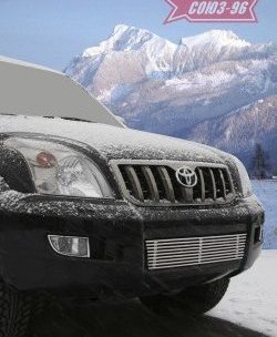 5 219 р. Декоративная вставка воздухозаборника в бампер Souz-96 Toyota Land Cruiser Prado J120 (2002-2009)  с доставкой в г. Новочеркасск. Увеличить фотографию 1