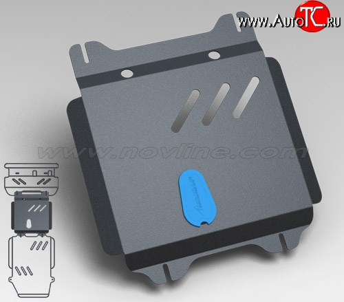 2 779 р. Защита коробки передач Novline (3.5/4.0, АКПП, 3 мм) Toyota Land Cruiser Prado J120 (2002-2009)  с доставкой в г. Новочеркасск