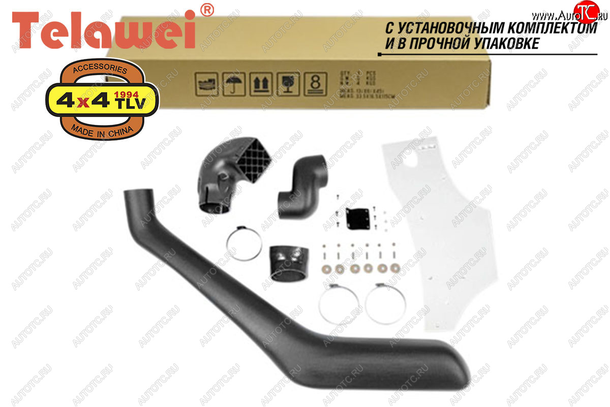 7 849 р. Шноркель Telawei (4.0 V6, 1GR-FE) Toyota Land Cruiser Prado J120 (2002-2009)  с доставкой в г. Новочеркасск