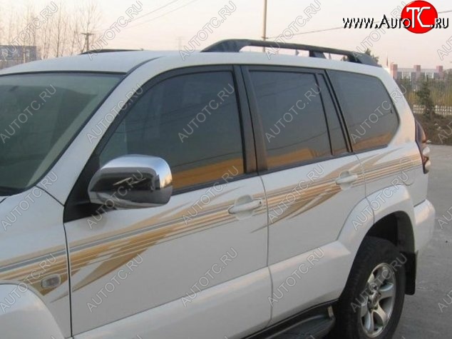 9 199 р. Рейлинги CT  Toyota Land Cruiser Prado  J120 (2002-2009)  с доставкой в г. Новочеркасск