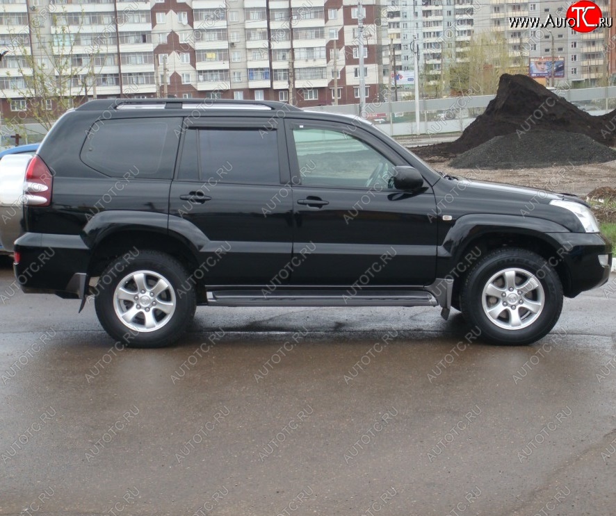 6 999 р. Рейлинги на автомобиль Oem Style Toyota Land Cruiser Prado J120 (2002-2009)  с доставкой в г. Новочеркасск